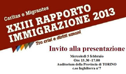 Presentazione del Dossier XXIII Rapporto Immigrazione 2013 Caritas Migrantes