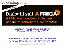 DIALOGHI SULL’AFRICA <br />Un weekend di incontri per capire, conoscere e confrontarsi Milano